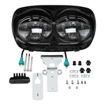 5.75" Dual Led Headlight Projector Fits For Harley Touring Road Glide 1998-2013. Fixed Price $134.80.