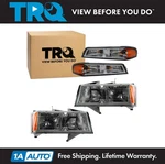 Headlights And Parking Lh Rh Kit Set For Colorado Xtreme Chrome Bezel. Fixed Price $224.95.