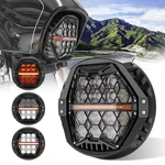 Newest Dot 7" Led Headlight Hi/lo Beam Amber Drl For Harley Street Glide 2006-17. Fixed Price $116.01.