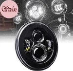 True Mods 7" Led Headlight For Harley Davidson Black-finish H4 Converters Plug. Fixed Price $65.09.