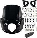 Fatecim 5.75 Headlight Fairing Windshield Kit Harley Dyna Softail 2006-2017. Fixed Price $109.99.