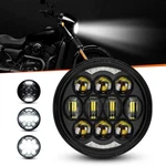 5-3/4" 5.75 Led Headlight Hi-lo Beam Lights For Softail Dyna Sportster Motorbike. Fixed Price $34.90.