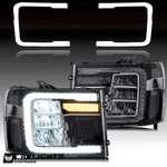 Led Headlights For 2007-2013 Gmc Sierra 1500 2500HD 3500HD Front Lamps W/startup. Fixed Price $494.99.