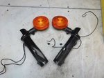 1982 Honda Nighthawk CB750SC CB750C Front Turn Signals & Headlight Ears. Fixed Price $33.24.