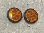1982 Kawasaki KL250A Headlight Mount Front Side Reflectors Oem. Fixed Price $15.89.