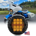 2026 Plug&play Yellow 7'' Halo Led Headlight For Harley 1994-2019 Electra Glide. Fixed Price $112.99.