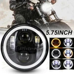 5-3/4 5.75" Led Drl Headlight Projector For Harley Davidson Dyna Street Bob Fxdb. Fixed Price $30.99.