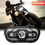 Fit For Fat Bob 2008-2017 New Upgrade Dot Led Halo Headlight Emc Hi/low Drl Beam. Fixed Price $153.98.