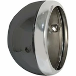 Emgo 3/4" Lucas Style Headlight Shell Black 66-65074 Bulb Complete Honda Cb. Fixed Price $76.77.