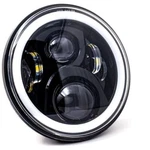 Letric Lighting Co. LLC-ILHC-7DB 7" Led Full-halo Headlamp Black For Indian. Fixed Price $124.46.