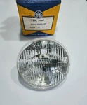 6" Sealed Beam Motorcycle Headlight Clear Vintage 4420 12V 30W Prop. Fixed Price $50.00.