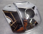 Harley Sportster Low Xl 1200 883 Chrome Headlight Bucket Cap Bracket 69709-00. Fixed Price $35.29.
