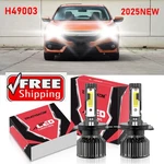 For Honda Civic 1984-2003 2PCS Front Led Headlight Kit High/low Beam Bulbs White. Fixed Price $34.30.