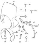 2023 Genuine Honda SCL500 Scrambler Headlight Visor 08R71-K3S-JA0. Fixed Price $123.87.