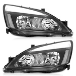 Weelmoto Led Drl Pair Headlights W/ Clear Reflector For 2003-2007 Honda Accord. Fixed Price $119.88.