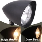 5-3/4" H4 Bullet Tri Bar Headlight For Harley Sportster Xl Dyna Softail Chopper. Fixed Price $59.95.