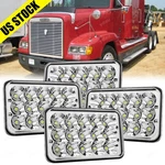 4PC 4X6" Led Headlight Seal Beam For Freightliner Classic Flb Truck Western Star. Fixed Price $42.45.