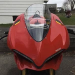 New Rage Black Mirror B.off Turn Sign Compatible With Ducati 1299 Panigale 15-19. Fixed Price $119.95.