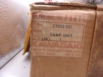 Nos Kawasaki KE125 KS125 1974-75 Genuine Headlight Lamp Unit Oem 23003-021. Fixed Price $164.99.