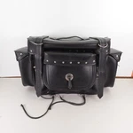 Vintage All American Rider Extra-large Black Leather Traveler Bike Rack Bag Usa. Fixed Price $99.99.