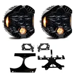 Baja Designs Dot LP6 Dual Led Headlight Kit Black/amber #448113 Harley Davidson. Fixed Price $1299.95.