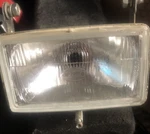 1986 1987 Yamaha Oem Head Light Lamp Lense Halogen Glass. Fixed Price $75.00.