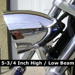 5.75" Bullet Headlight 5.75'' Assembly For Harley Sportster Dyna Bobber Chopper. Fixed Price $65.95.