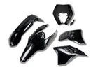 Ufo Plastic Kit Ktm 450 Exc-f 2009-2011 Black Color. Fixed Price $125.55.