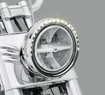Harley Electra Glo 7" Headlamp Trim Ring Chrome 61400152A. Fixed Price $89.95.