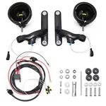 Auxiliary Passing Light Cover Fog Lamp Housing Bracket For Harley Street Glide. Fixed Price $120.00.