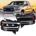 Vland Led Headlights For 2019 21 22 23 24 Dodge Ram 1500 Projector W/start-up. Fixed Price $499.99.