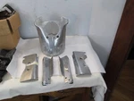 Harley Davidson 59-60 Headlight Nacelle, Covers, Brackets Sportster Xlh. Fixed Price $375.00.