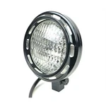 Custom Slotted Trim Ring Headlight Satin Black 12V H4 2FM-41-14035B. Fixed Price $28.59.