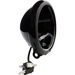 Custom Dynamics CD-18ST-BUCKET Black 5-3/4" Headlight With Wire Adapter. Fixed Price $79.45.