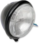 Drag Specialties Bottom Mount H4 Headlight For 5-3/4 Inch Black 20-6002BHDG. Fixed Price $87.93.