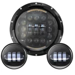 7"BLACK Drl/turn Signal Led HEADLIGHT+4.5" Passing Lamps For Harley Davidson. Fixed Price $91.19.