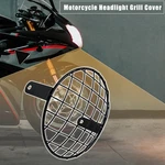 7.8" Black Metal Headlight Mesh Grill Motorcycle Headlamp Grid Cover For Harley. Fixed Price $57.29.