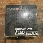 Turbo Sii 7 Led High/low Headlight (motorcycle) (jeep Wrangler). Fixed Price $30.00.