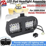 Led Pod Headlight Assembly For Honda TRX400EX 99-2004 Plug-n-play 33101-HN1-003. Fixed Price $78.99.
