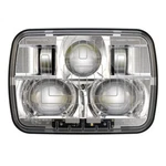 Jw Speaker 0554461 Model 8910 EVOLUTION2 5" X 7" Led Heated Headlight Chrome. Fixed Price $329.99.