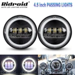 Pair 4.5" Inch Led Spot Passing Lamp Halo Fog Lights For Harley Motorcycle 1/2. Fixed Price $36.99.
