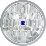 Adjure T70300-A 7" Diamond Cut Trillient Blue Dot Tri-bar Headlamp With H4 Bulb. Fixed Price $69.92.