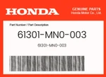 Honda New Oem Headlight Case 61301-MN0-003 VT750 Magna Shadow Cmx. Fixed Price $122.43.