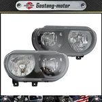 Headlights Assembly Lamp Black Left+right Side For Dodge Challenger 2008-2014. Fixed Price $51.16.