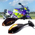 Pair Sport Mirrors Rearview + Led Turn Signal Smoke For Honda 1993-2004 CBR900RR. Fixed Price $38.88.