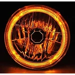 7" Halogen Motorcycle Amber Led Ring H4 Bulb Headlight For: Harley. Fixed Price $38.21.