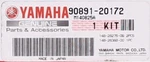 Genuine Yamaha Headlight Ring Part Number 90891-20172. Fixed Price $12.99.