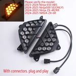 Front Led Turn Signal Light L+r For Kawasaki NINJA500 Abs 2024 2025 (only Se). Fixed Price $59.00.