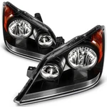 Pair/set Black Amber Headlights Headlamps Assembly For Honda Odyssey 2005-2010. Fixed Price $129.99.