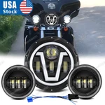 7INCH 100W Led Headlight Hi/lo + 2PCS 4.5 80W Fog For Harley Davidson. Fixed Price $58.98.